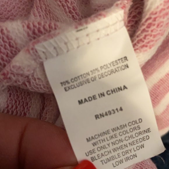 Gear for Sports THE HAMPTONS nautical stripe hoodie embroidered anchor NWT - Picture 8 of 10